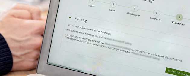 Sådan Anmoder Du En Anden Person Om Fuldmagt I Digital Fuldmagt | Morsø ...