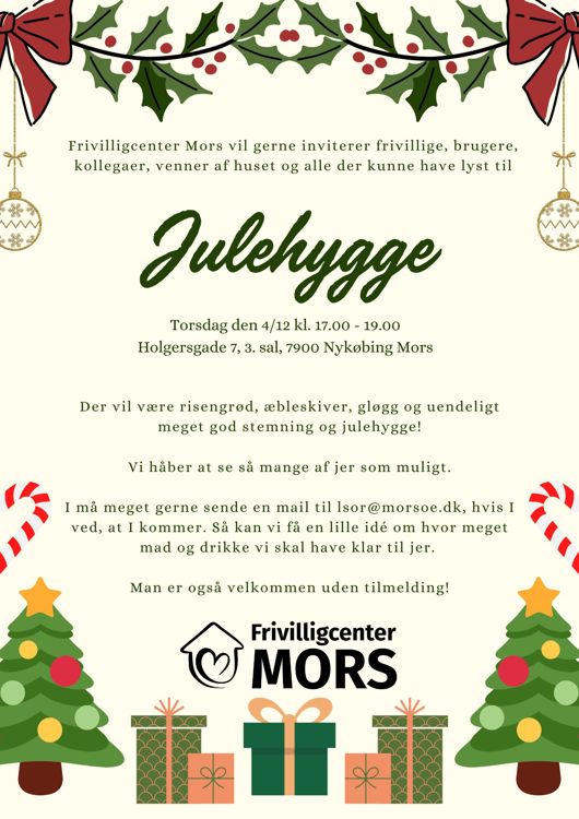 Julehygge plakat 2025